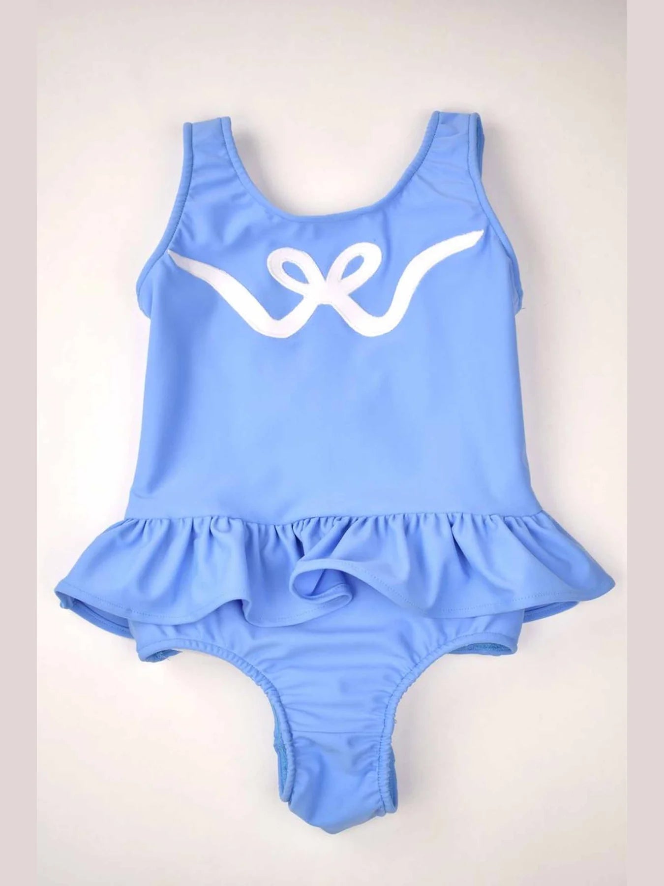 Ruffle Swim Bow Applique