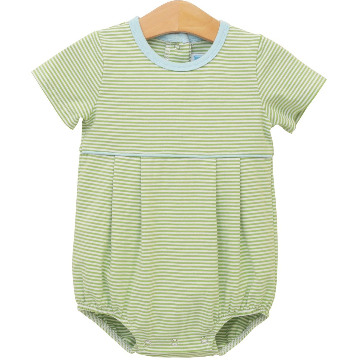 Bentley Bubble - Green Stripe/Light Blue