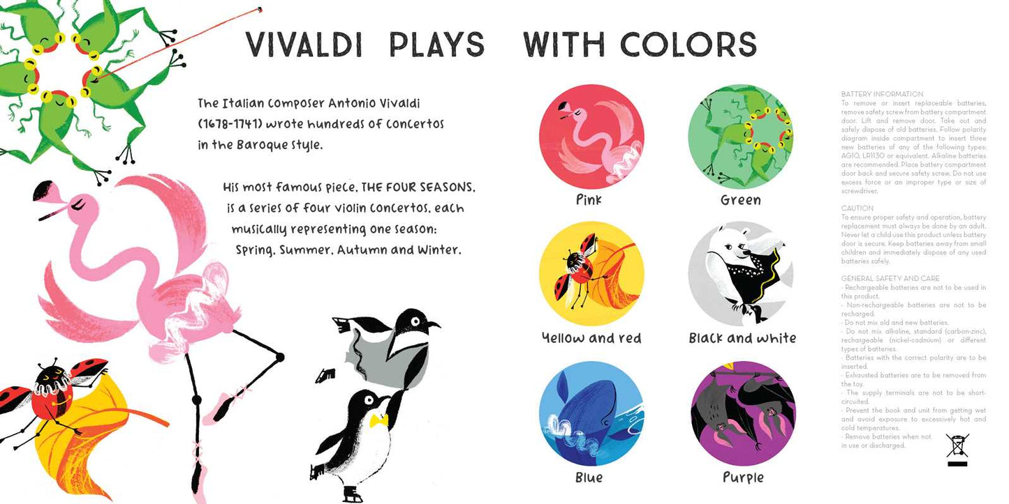 Baby Vivaldi: A Classical Music Sound Book (With 6 Magical Melodies) by Little Genius Books: Board Books; 12 pages / English