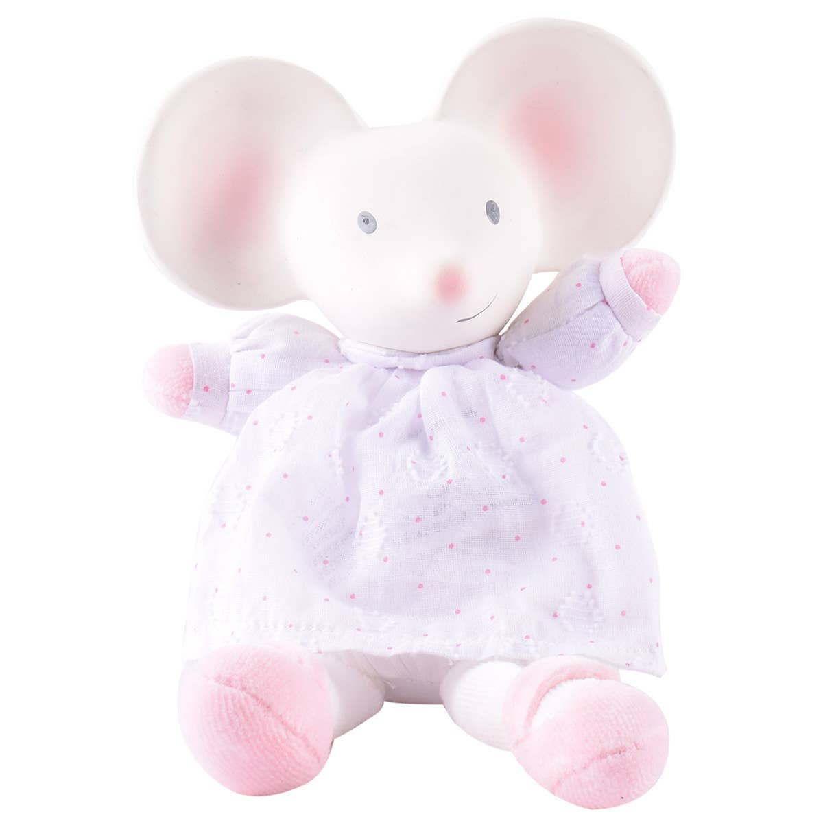 Meiya the Mouse Rubber Head Deluxe Toy with Book