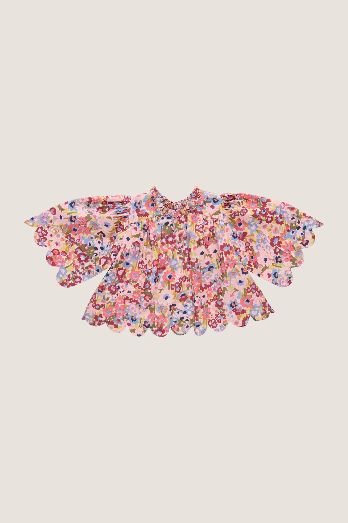 Mischa Top, Burgundy Floral
