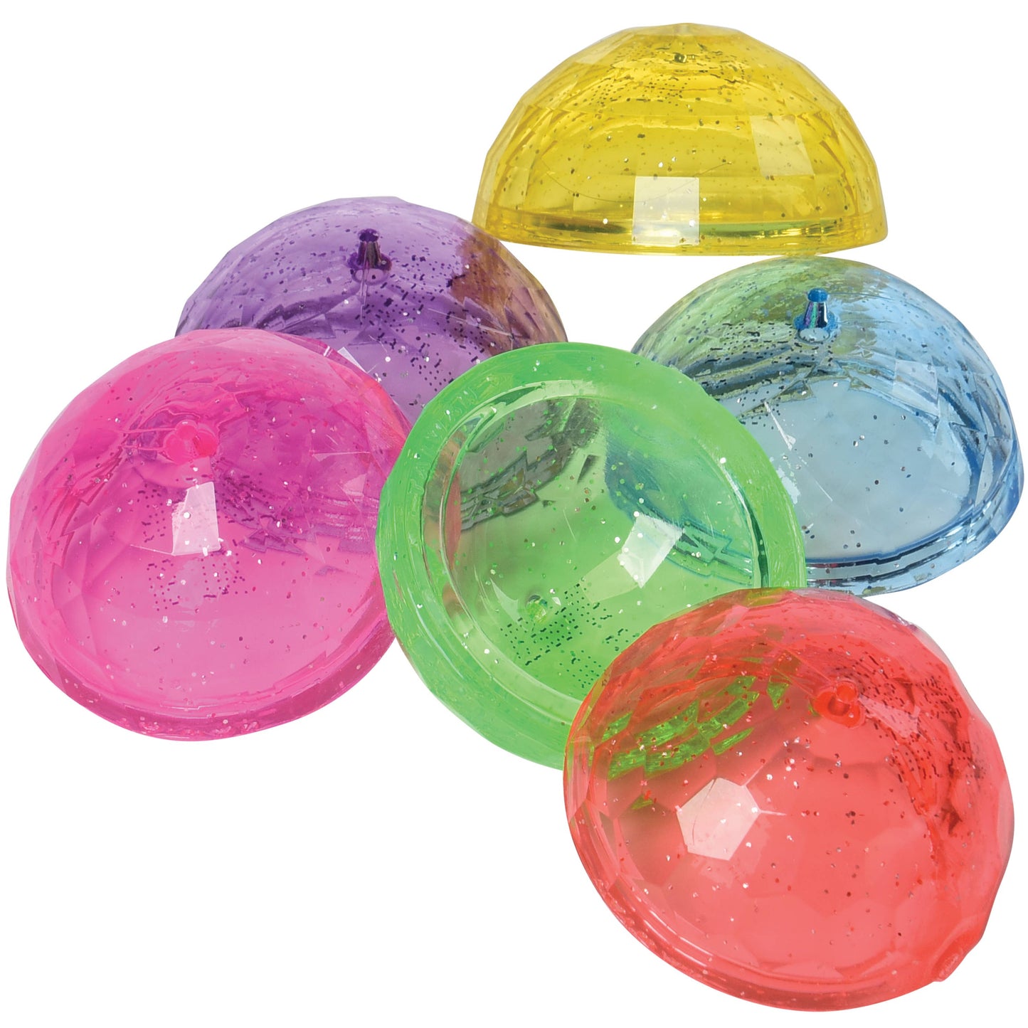 Transparent Glitter Poppers 45mm 36-unit Display