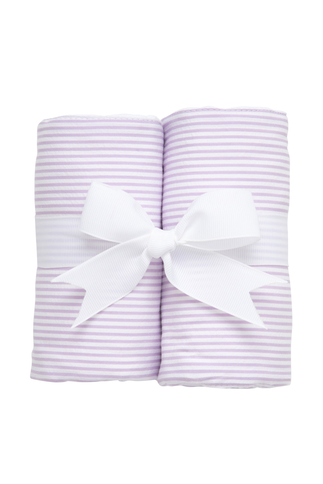 Seersucker Stripe Set of Two Burps