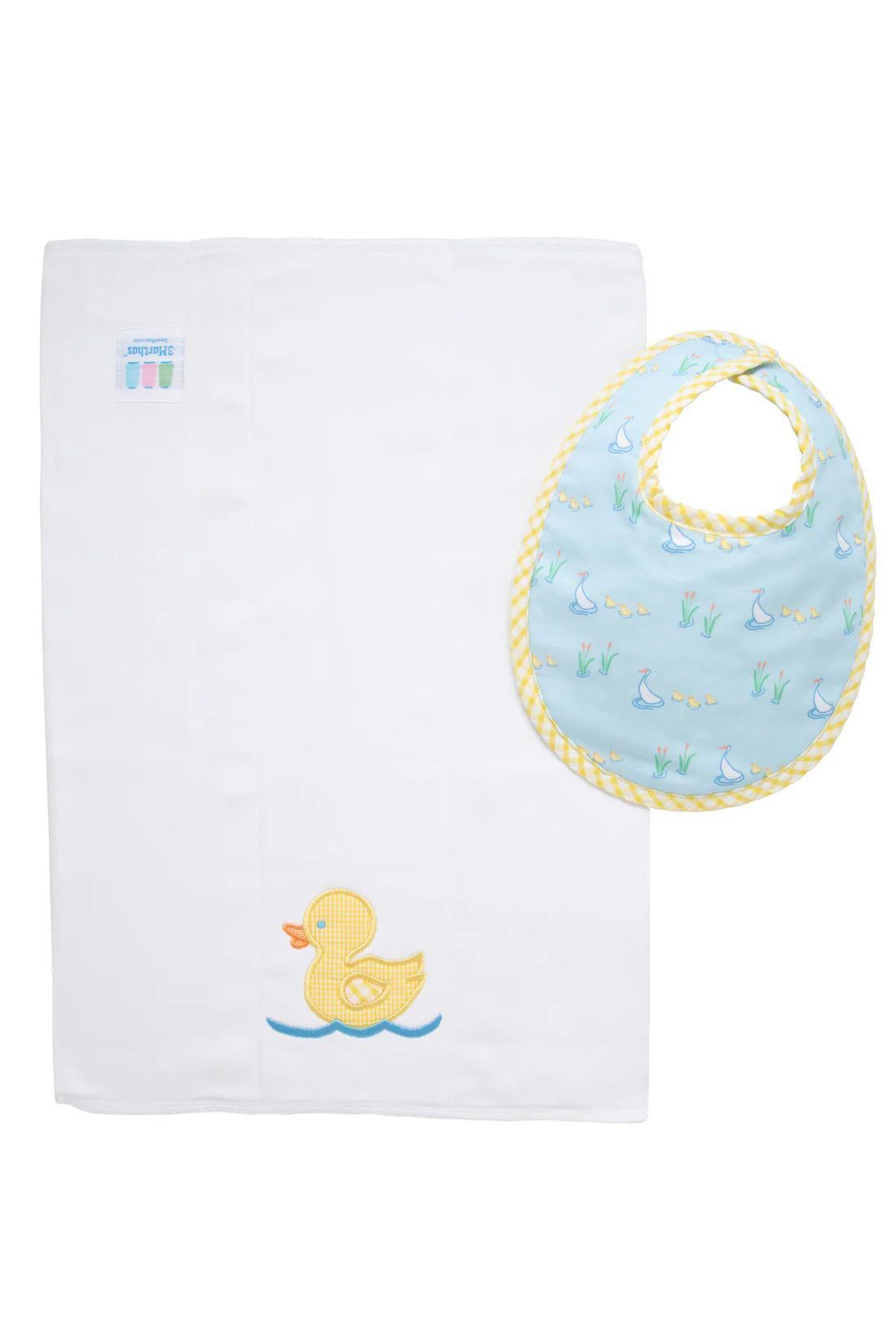 Duck Basic Bib & Burp Boxed Set