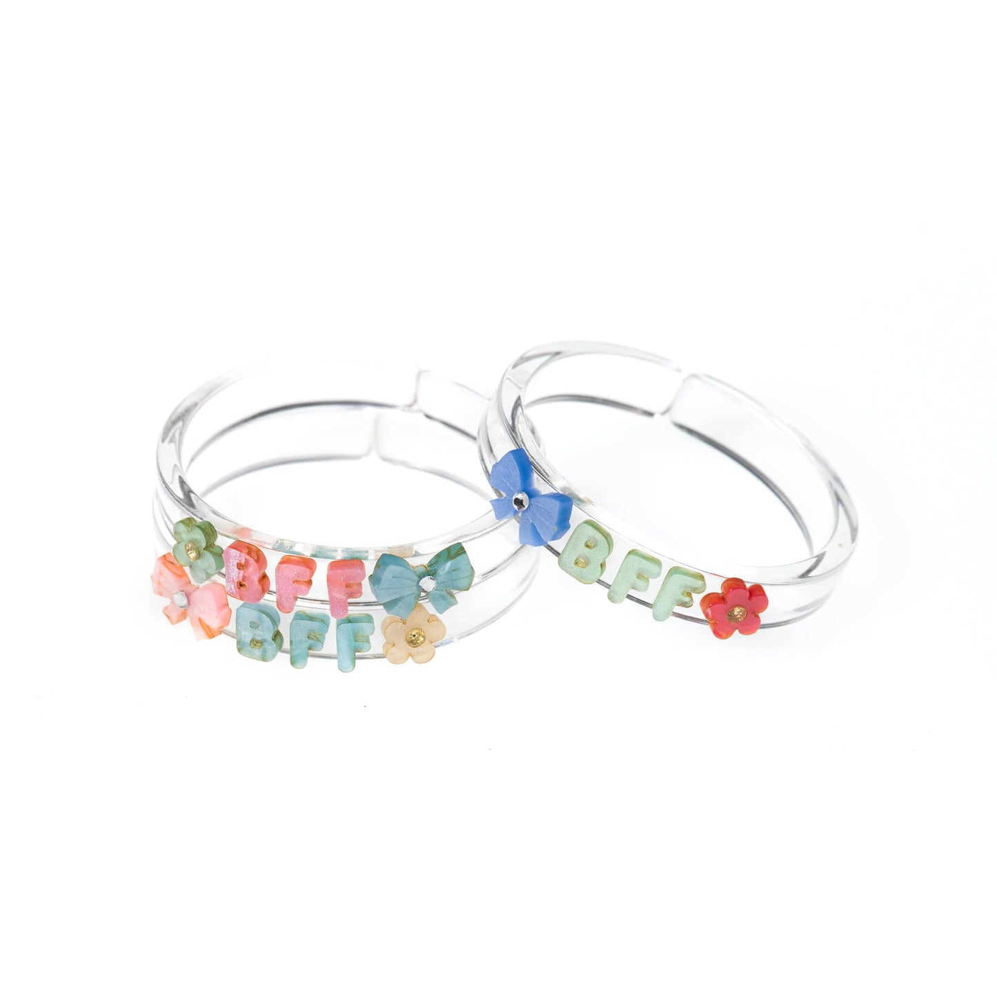 Bows Best Friends Forever Pastel Bangles