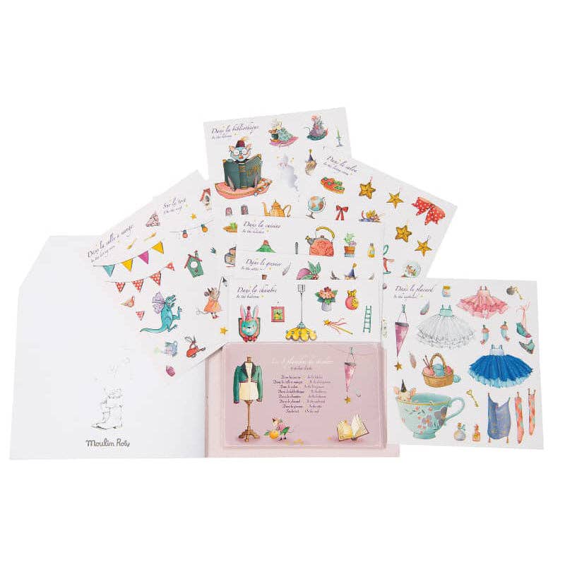 Coloring Book and Stickers - Once upon a Time