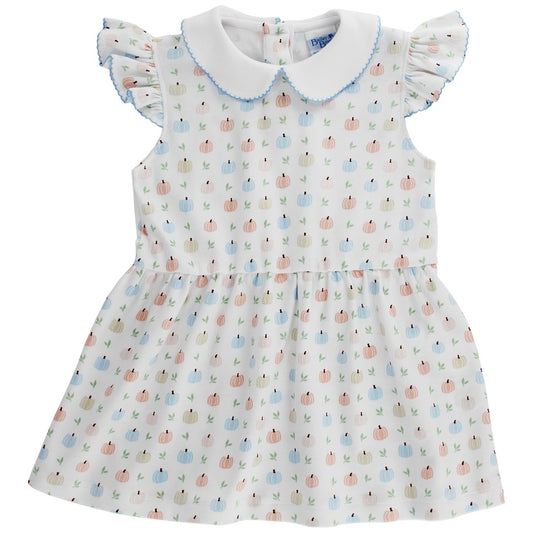 Pumpkin Print Knit Dress