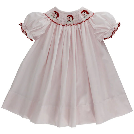 Smocked Santa Bishop, Pink