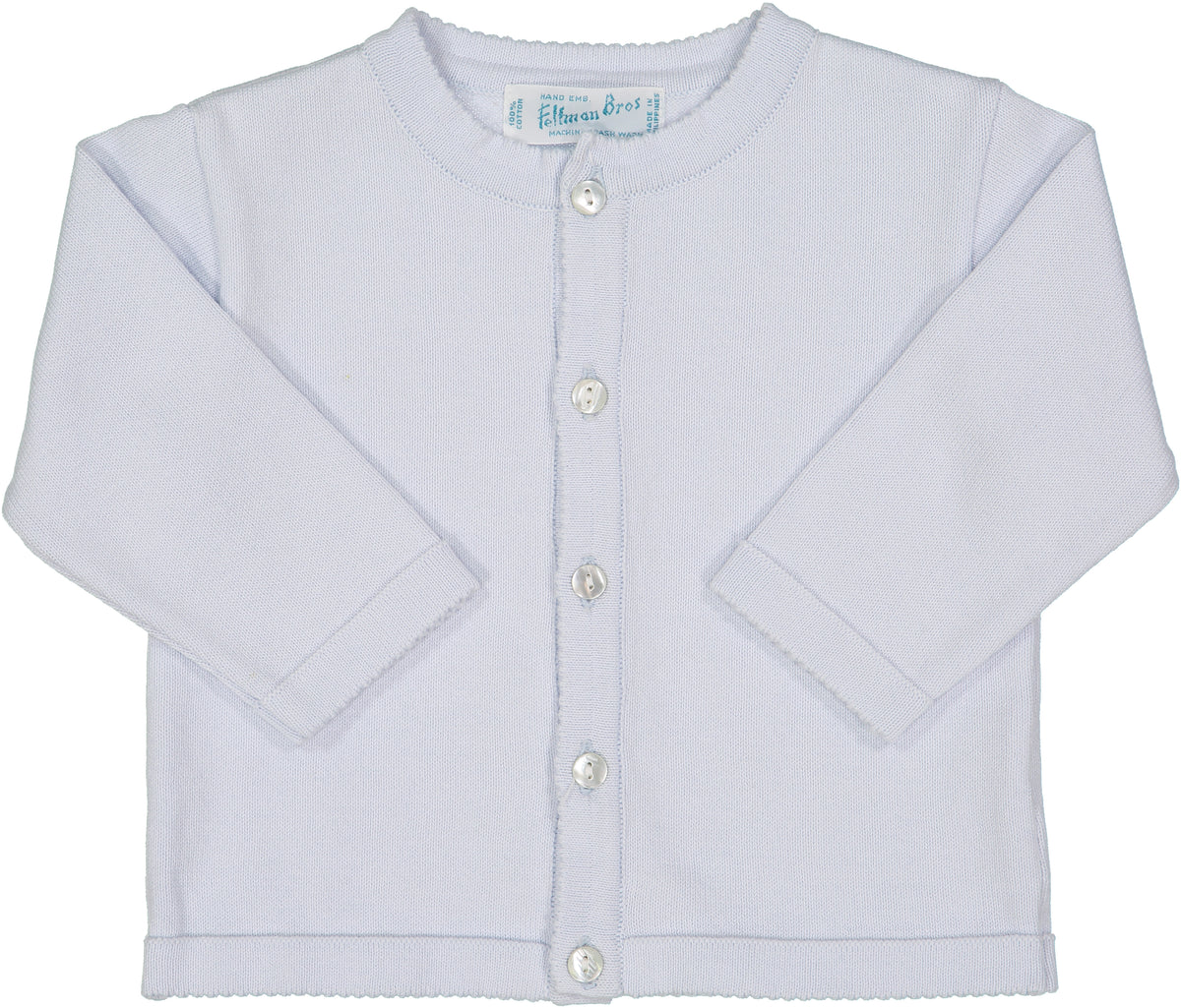 Classic Knit Cardigan- Blue