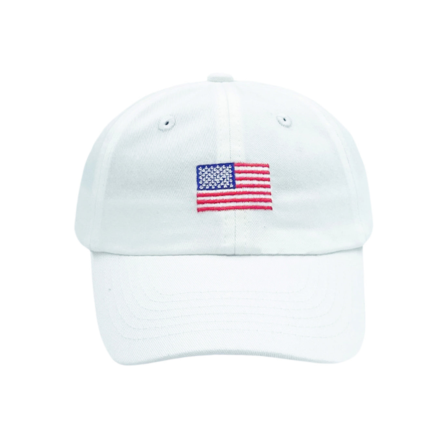 American Flag Baseball Hat (Baby, Youth, Junior): Youth (Ages 2-7)