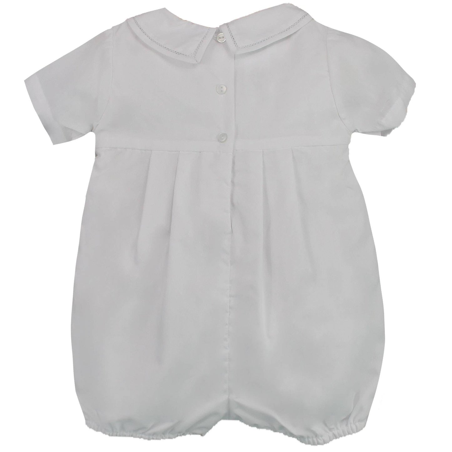 Diamond Smocked Romper: Multi-Colored