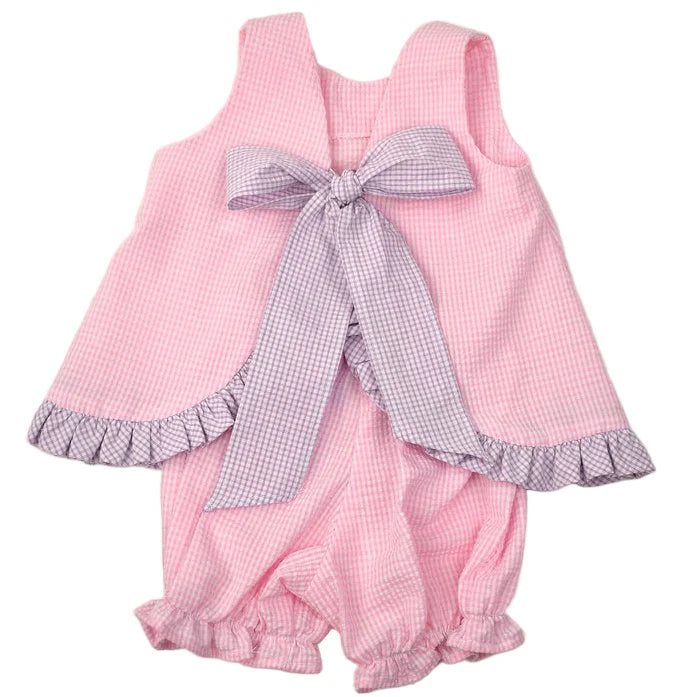 Pink Ruffle Popover Set