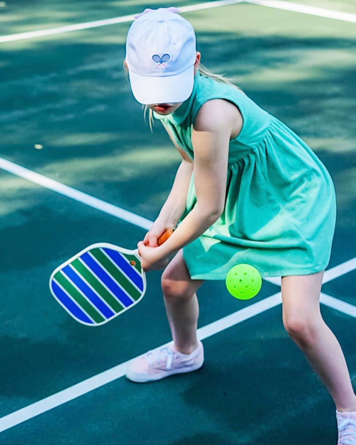 Tennis Bow Baseball Hat (Youth, Junior): Youth (ages 2-7)