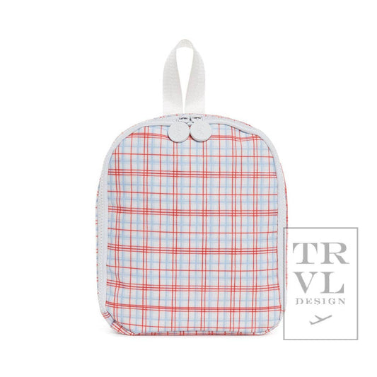 Bring It Lunch Bag - Classic Plaid Red