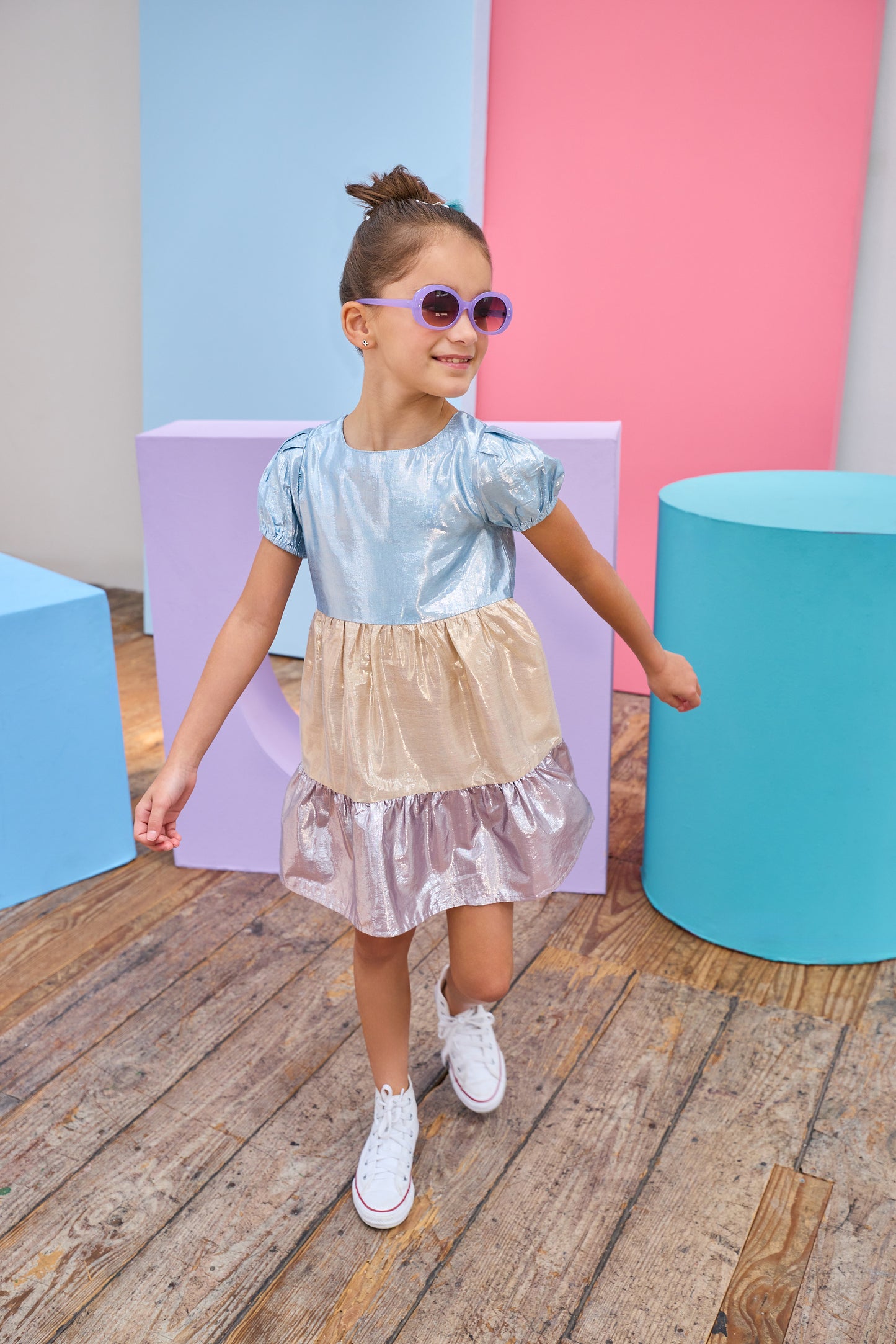 Smita Dress - Metalic