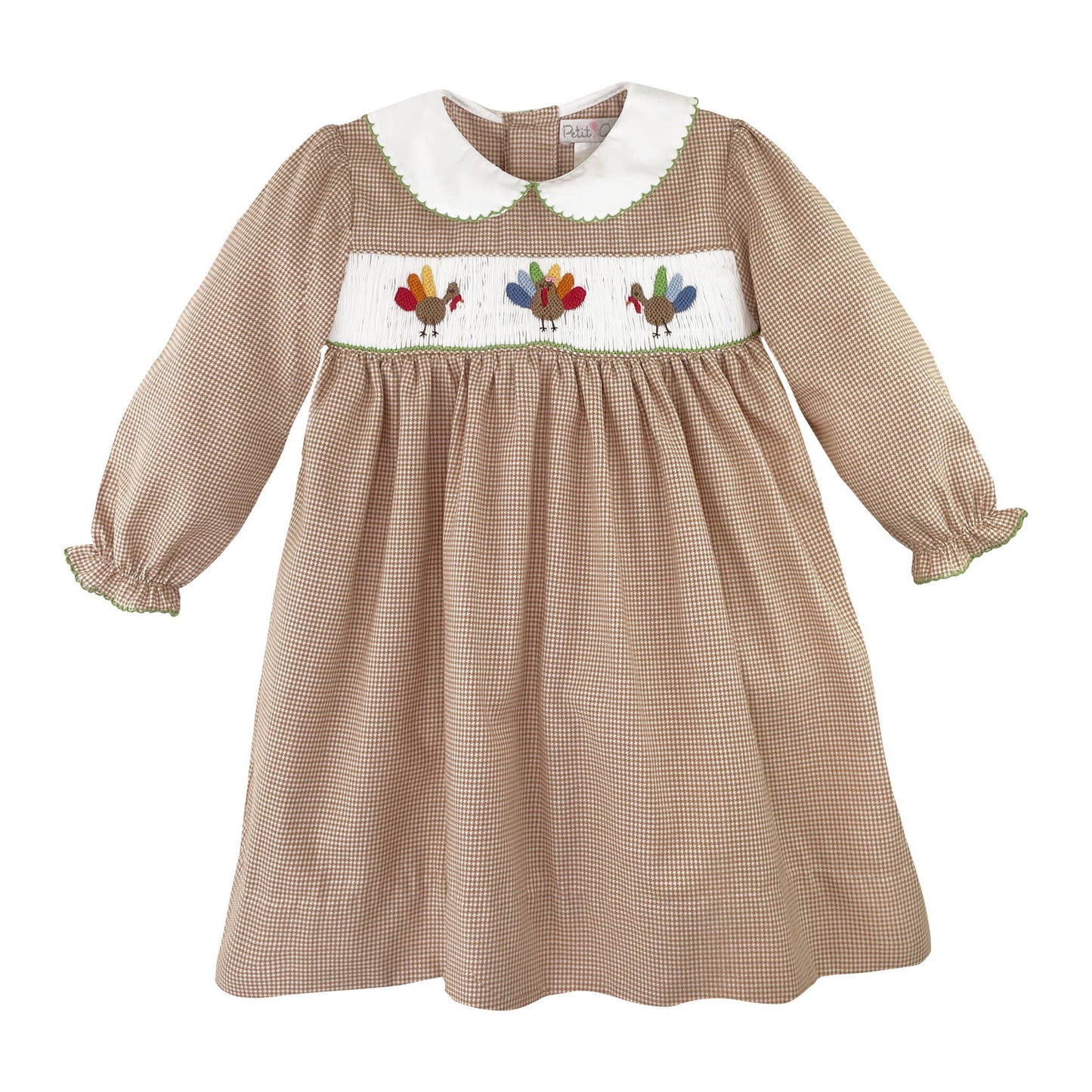 Turkey Hand Picture Smocked Dress: 24 Month