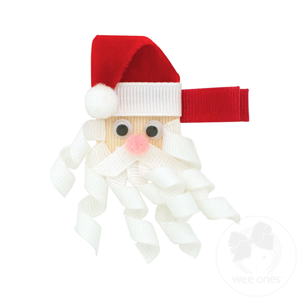 Santa Ribbon Art Clip
