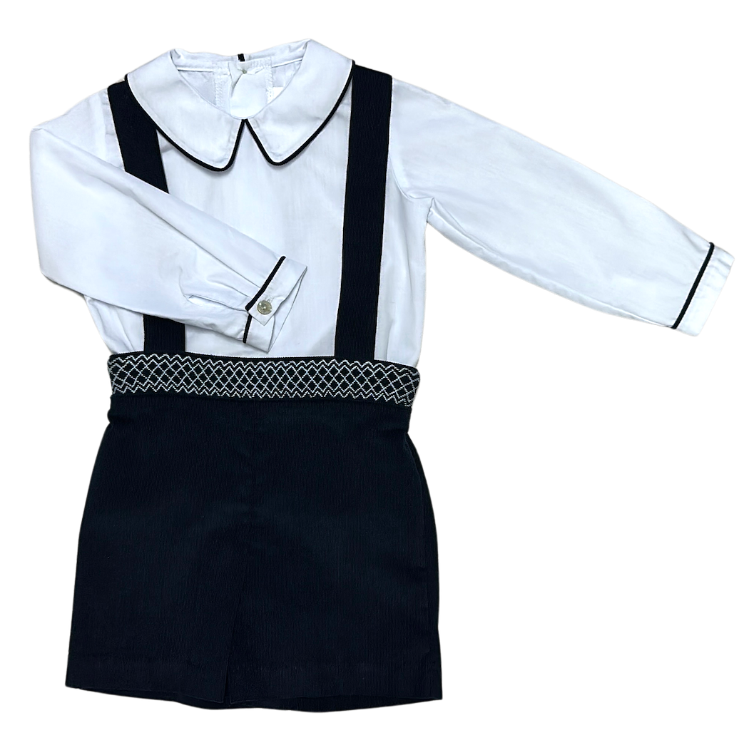 London Collection Hand Smocked Short Set