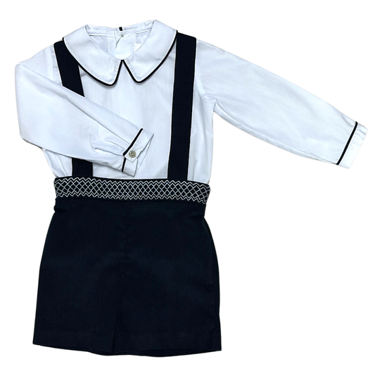 London Collection Hand Smocked Short Set