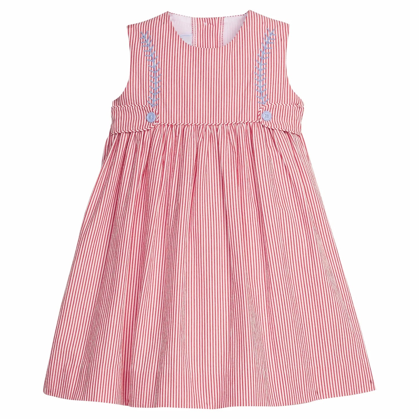 Button Tab Nantucket Dress - Baseball