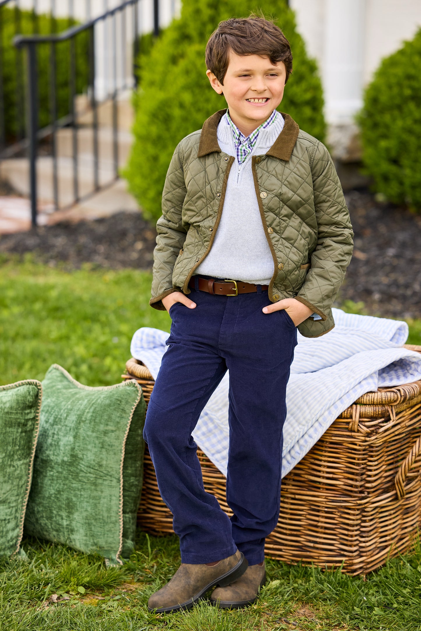 Classic Pant - Navy Corduroy