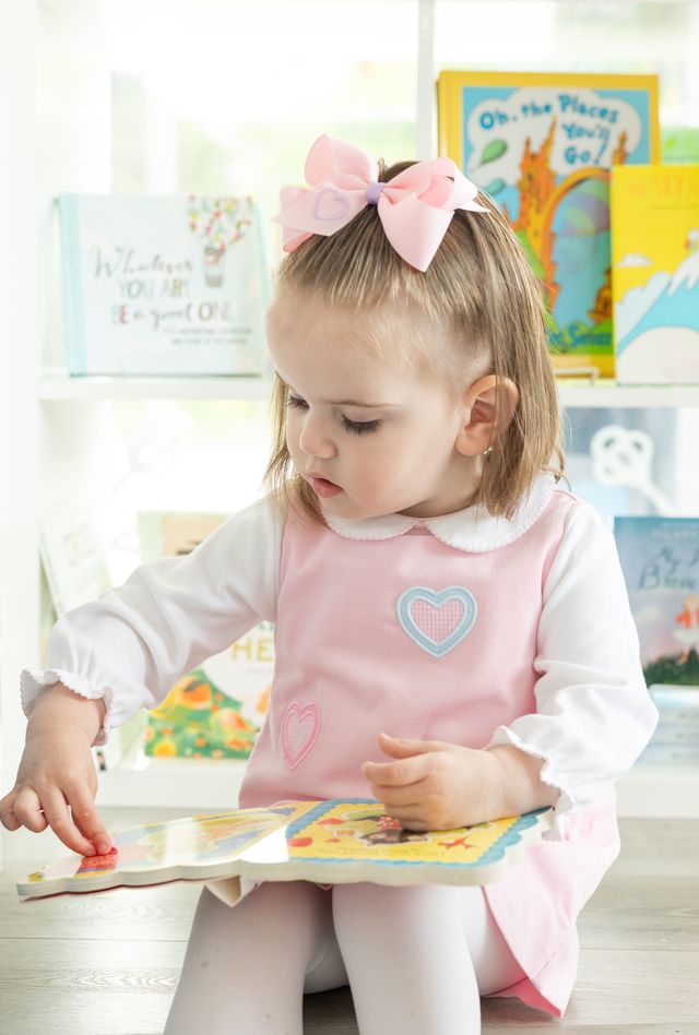 Corduroy Jumper With Hearts
