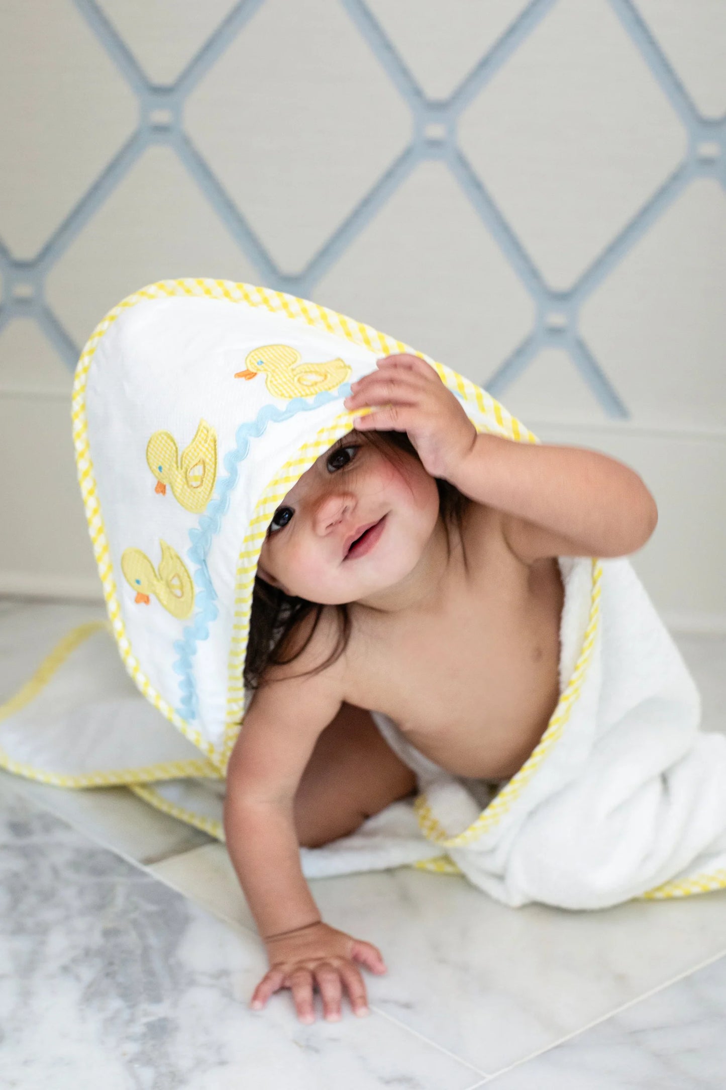 Duck Baby Hooded Towel & Washcloth Set