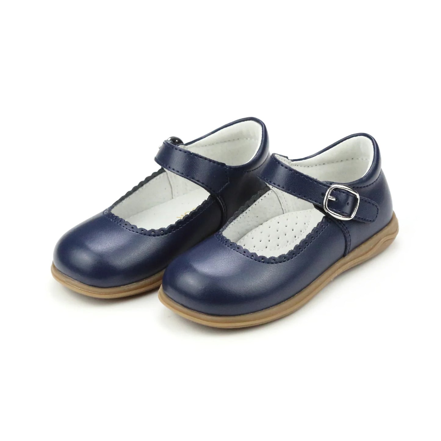 Chloe Classic Scalloped Mary Jane - Navy