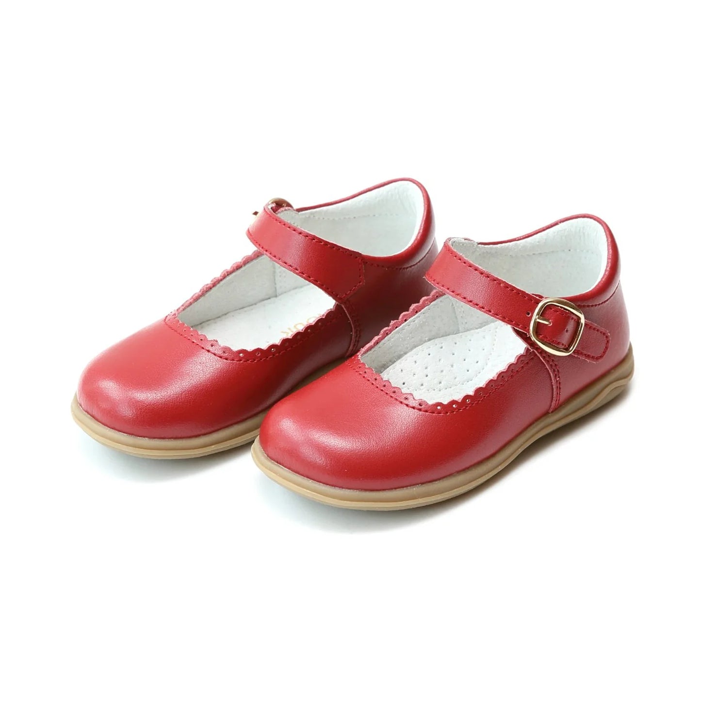 Chloe Classic Scalloped Mary Jane - Red