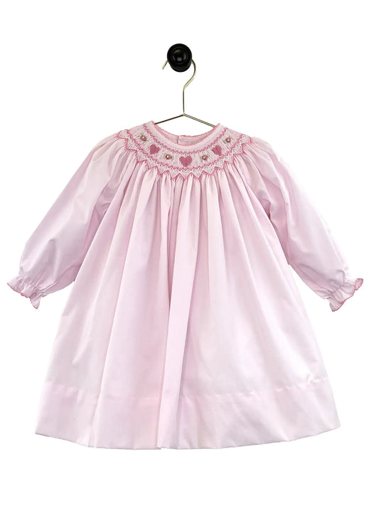 Heart Smocked Dress