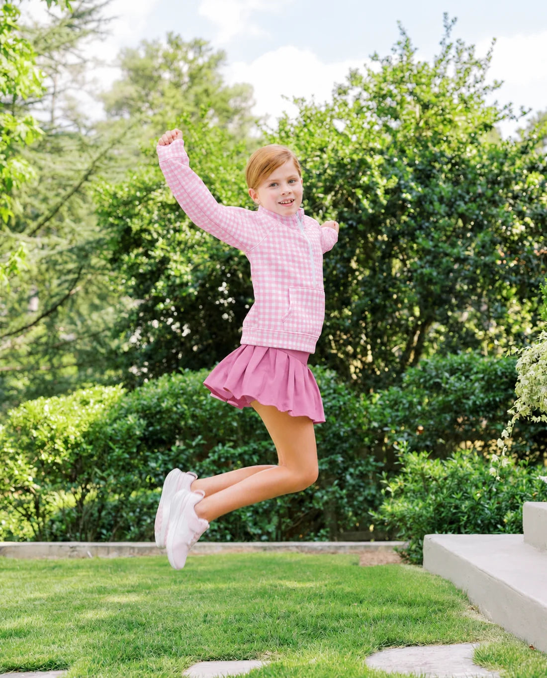 Clara Set in Pink Gingham