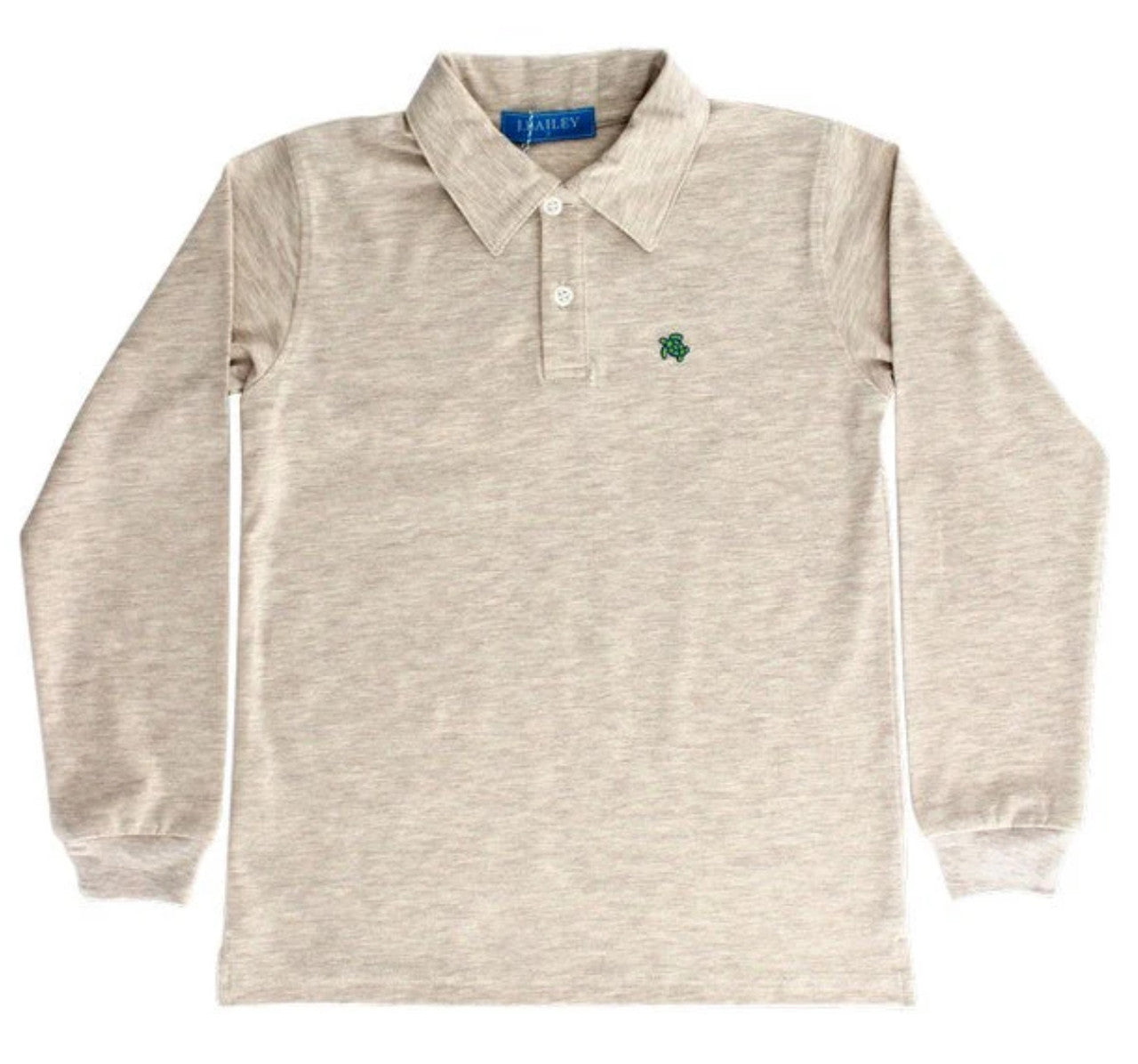 Harry Long Sleeve Polo - Oatmeal