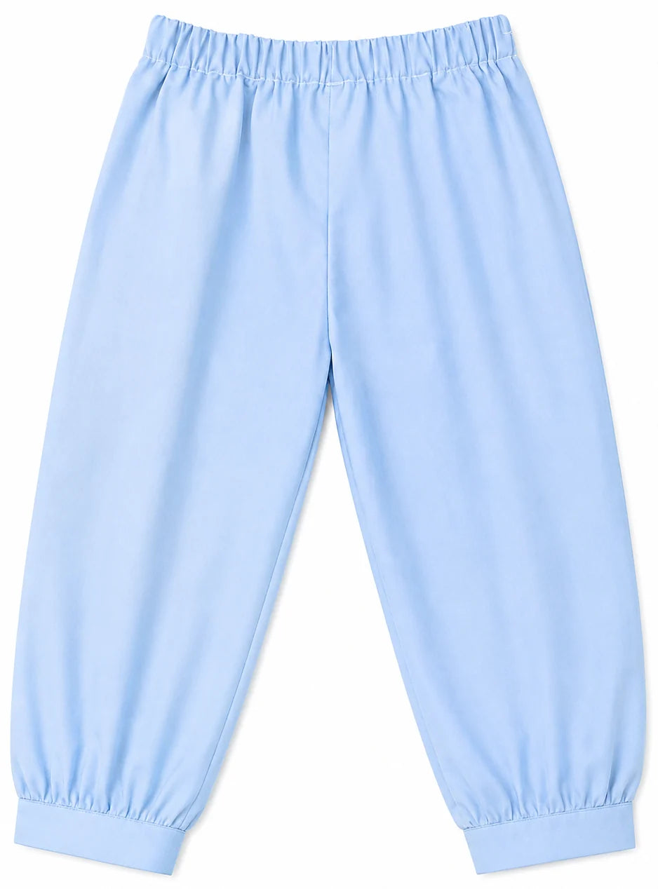 Periwinkle Corduroy Banded Pants