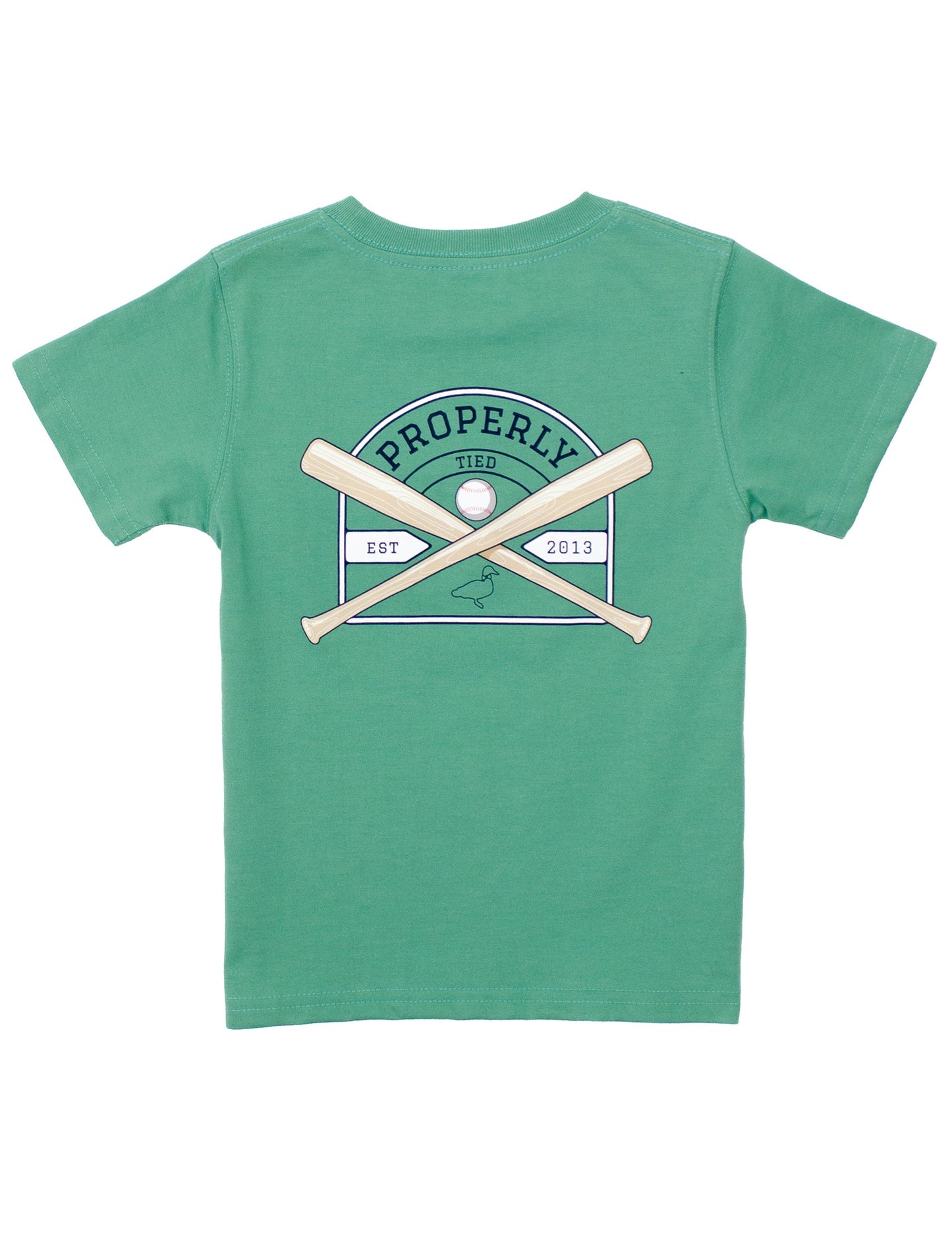 Baseball Shield Short Sleeve, Ivy