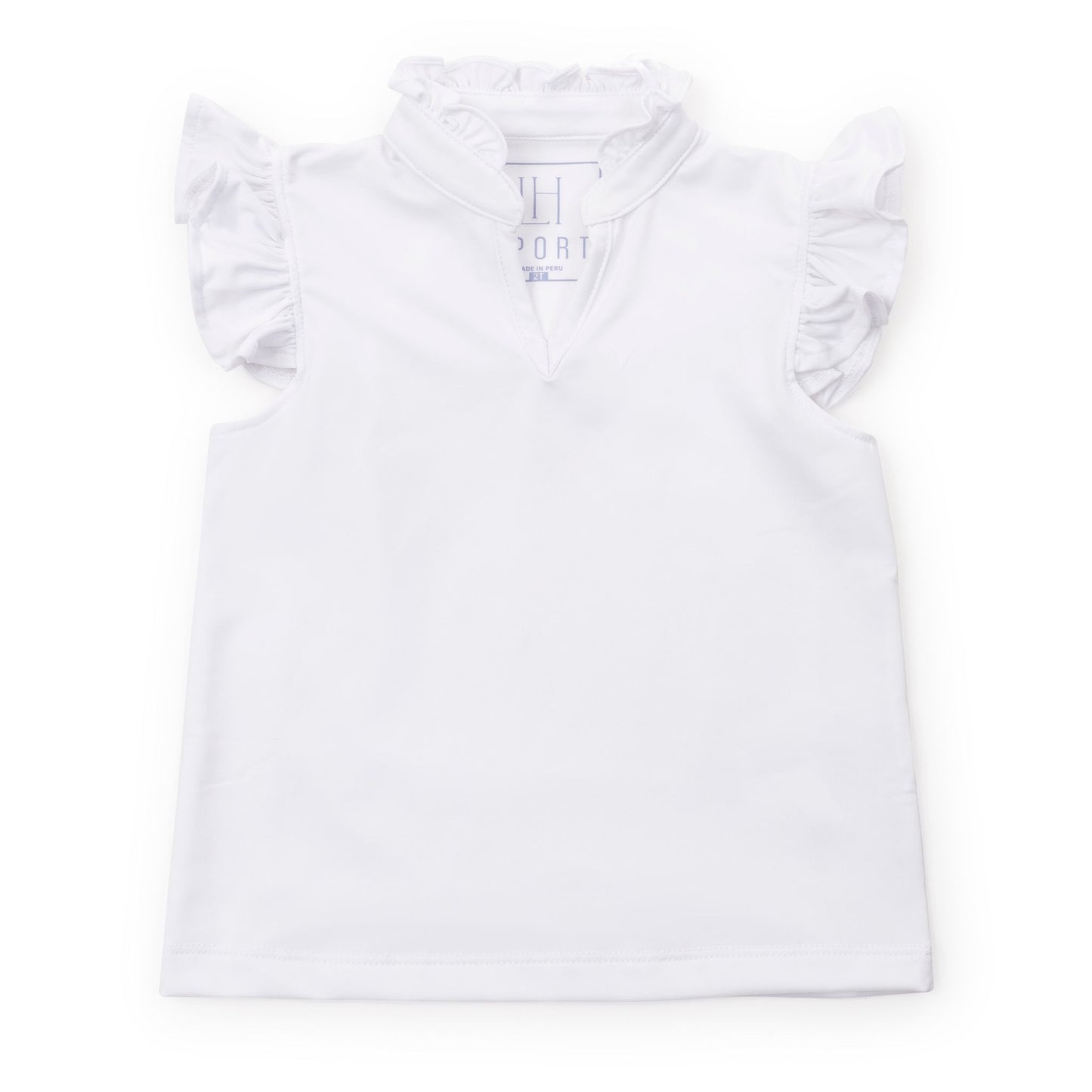 Ellie Sleeveless Performance Top - White