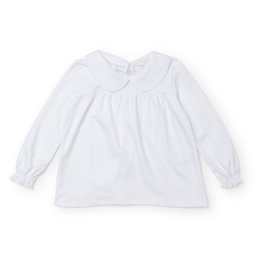 Morgan Long Sleeve Peter Pan Collar Top