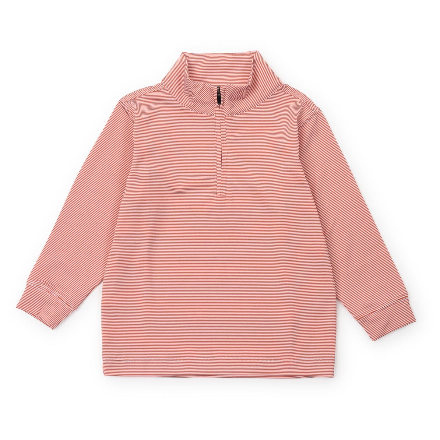 Sam Performance Pullover - Orange Stripes