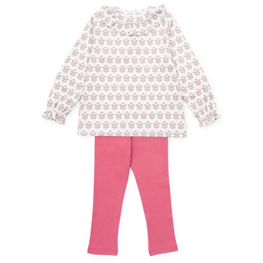 LULU GIRLS' LEGGING SET - BERKSHIRE BATIK FLORAL