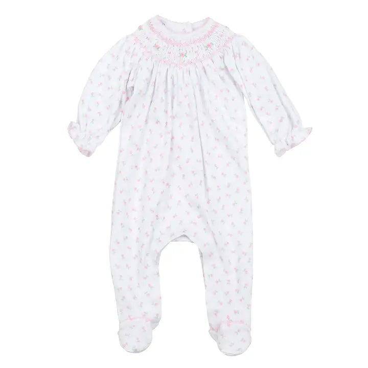 Juliette's Classics Bishop Footie- Pink