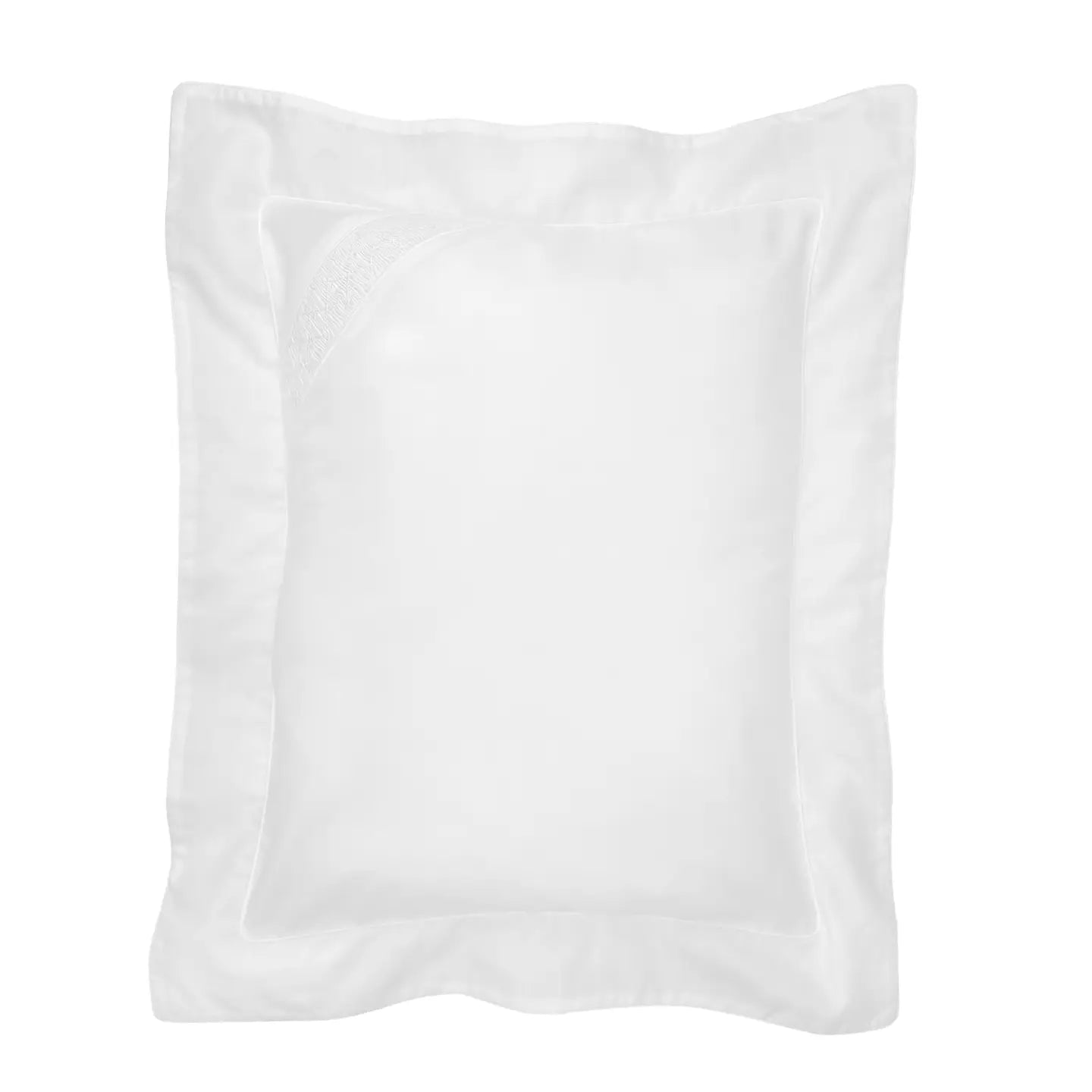 Neutral Smocked Keepsake Pillow Sham
