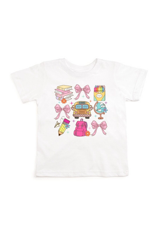 Coquette School Doodle T-shirt