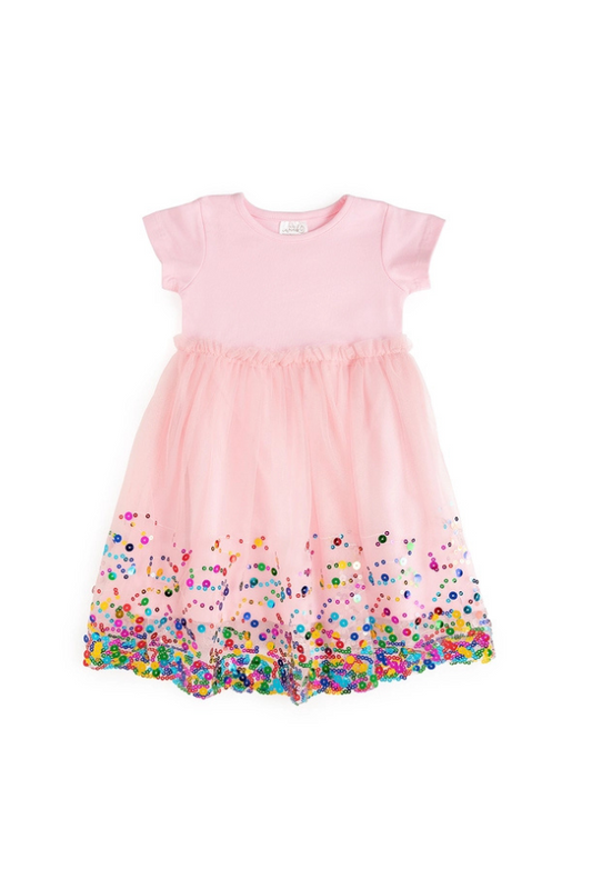 Pink Confetti Tutu Dress