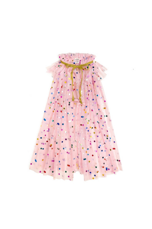 Pink Confetti Cape