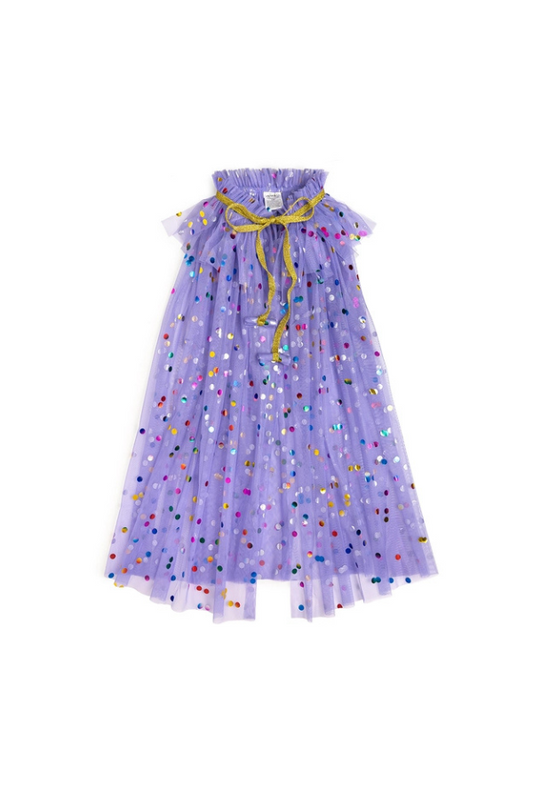 Lavender Confetti Cape