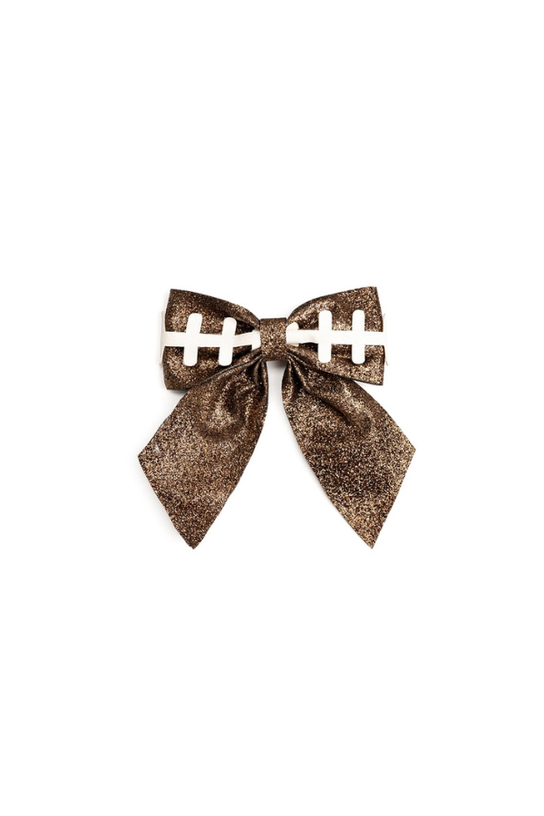 Football Bow Clip