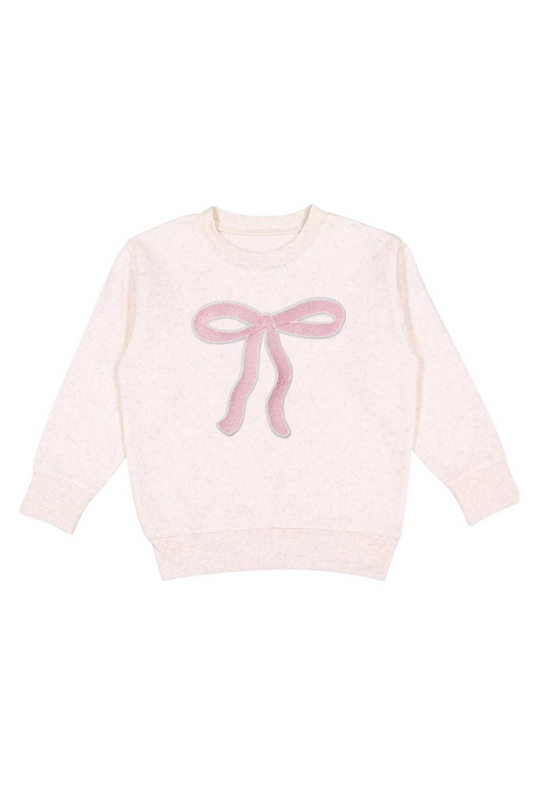 Coquette Bow Patch Sweatshirt