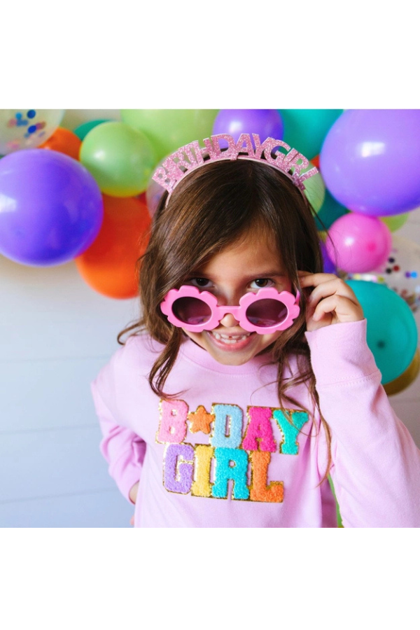 Pink Birthday Girl Headband