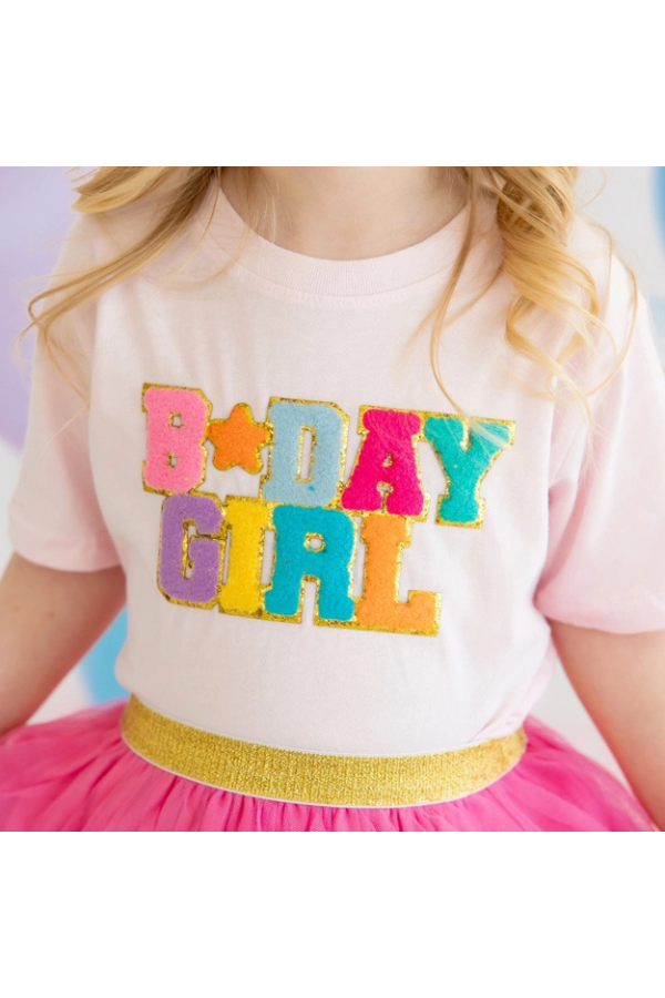 Birthday Girl Patch T-shirt
