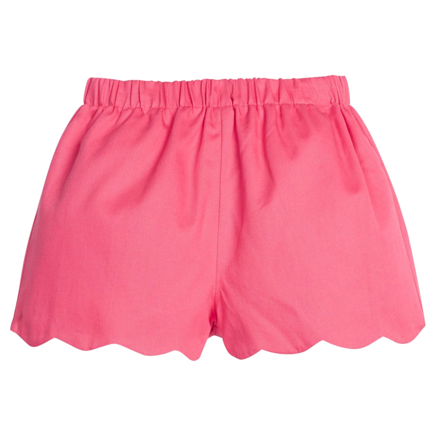 Scallop Short - Hot Pink Twill