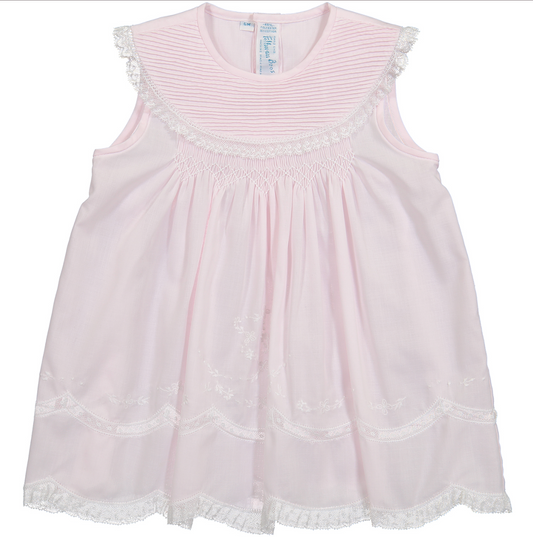 Heirloom Collection Vintage Sleeveless Pintucked Collar Dress